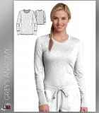 Grey’s Anatomy Long Sleeves Burnout Tee - White Grey’s Anatomy Long Sleeves Burnout Tee - White