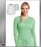 Grey’s Anatomy Long Sleeves Burnout Tee - Honey Dew Grey’s Anatomy Long Sleeves Burnout Tee - Honey Dew