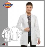 Dickies Youtility 32" Jr. Fit Lab Coat White