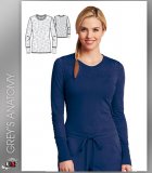 Grey’s Anatomy Long Sleeves Burnout Tee - Indigo Grey’s Anatomy Long Sleeves Burnout Tee - Indigo