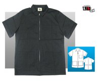 Black Star 3 Pocket Zip Shirt 29" Men's Lab Coat Black Star 3 Pocket Zip Shirt 29" Men's Lab Coat