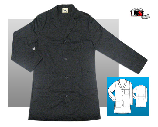 Black Star 3 Front Patch Pockets 36� Lab Coat