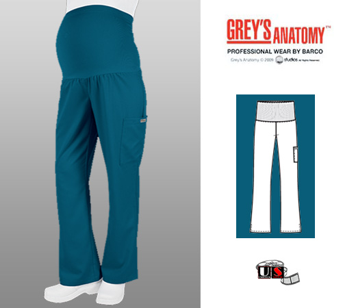 Greys Anatomy Maternity Solid Color Pants - Click Image to Close
