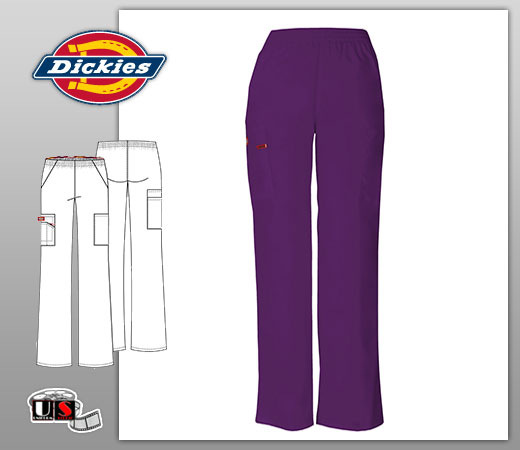 Dickies EDS Signature Missy Fit Natural Rise Tapered Leg Pull-On - Click Image to Close