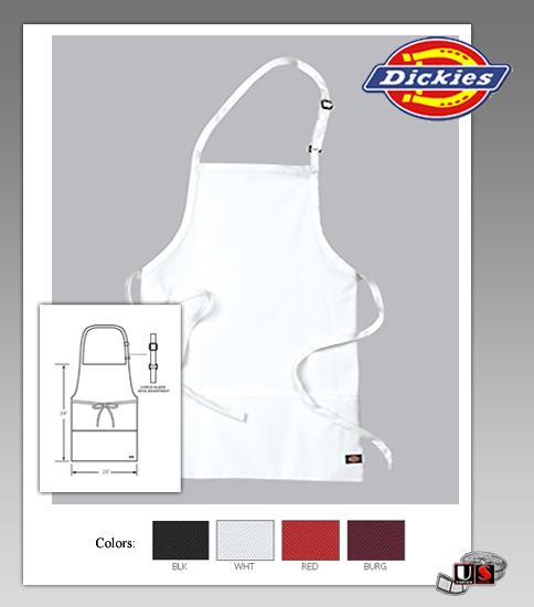 Dickies Chef Pocket Adjustable Neck - Click Image to Close