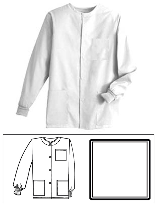 White Warm-Up Jacket