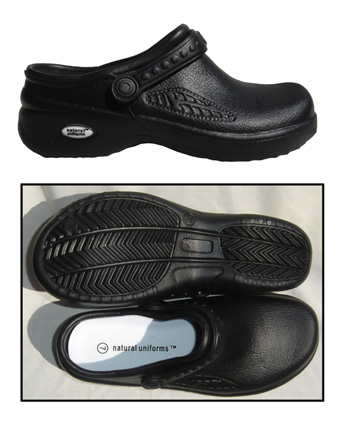Black Nursing Clogs
