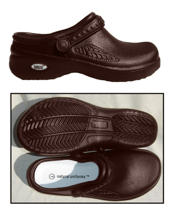 Brown Nursing Clogs
