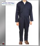 Natural Uniforms Workwear Mens Long Sleeve Blended Work Coverall