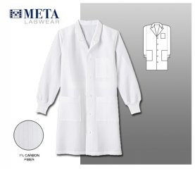 Meta Unisex Fluid Resistant Anti-Static Labcoat