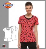 Dickies EDS Printed Real Wild One Jr. Fit Round Neck Top