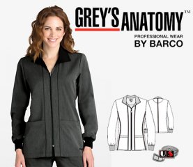 Greys Anatomy arclux with Stretch Zip-Up Jacket