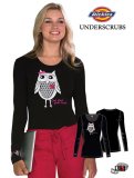 Dickies Owl Steal Your Heart Knit Tee Long Sleeve Crew Neck