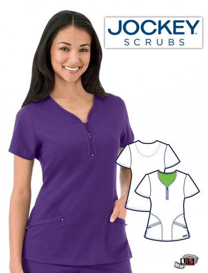 Jockey Medical Scrub Women's Flattering Y-Shaped Neckline - Click Image to Close