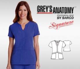 Greys Anatomy Signature arclux w/ 4-Way Stretch 2 Pckt -Peri