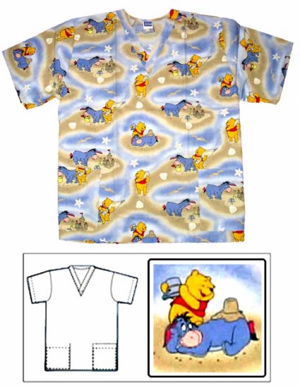 Pooh's Sand Castle - Click Image to Close