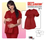 Grey's Anatomy Maternity Mock Wrap Solid