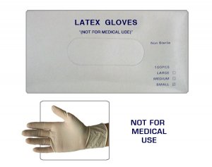 Latex Gloves - Not For Medical Use