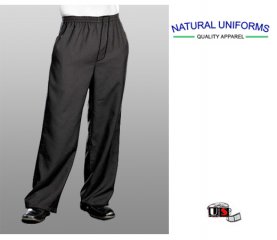 Natural Uniforms Chef Revival Black Slim Fit Pants