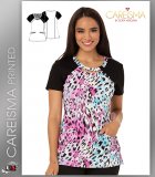 Careisma Printed La Vida Leopard Women's Round Neck Top