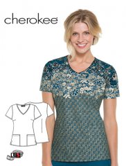 Cherokee Runway About Lace V-Neck Top