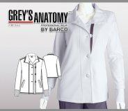 Grey's Anatomy 2 Welt Pockets Semi Fitted Jacket - White