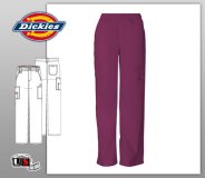 Dickies EDSMen's Zip Fly Pull-on Pnt all Around Elastic Waistbnd