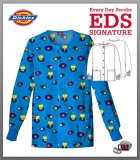 Dickies EDS Printed Just One Kiss Snap Front Warm-Up Jacket