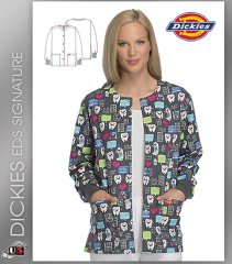 Dickies EDS Have A Laugh Prints Snap Front Warm-Up Jacket