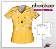 Cherokee Tooniforms Smile Today V-Neck Top