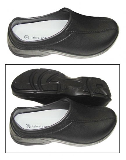 Ladies Strapless Ultralite Clogs - Black - Click Image to Close