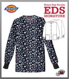 Dickies EDS Printed Love You A Dot Snap Front Warm-Up Jacket