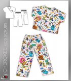 CHEROKEE The Gang's All Here Kids Top and Pant Scrub Set