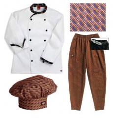 Dickies Executive Chef Coat - Diagonal Stripe