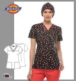 Dickies EDS Printed Whats Your Angel? V-Neck Top