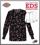 Dickies EDS Printed Blooming Star Snap Front Warm-Up Jacket
