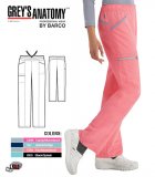 Greys Anatomy Active 3-Pocket Track Scrub Pant