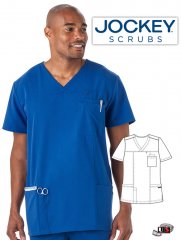 Jockey Medical Scrub Banded Crossed V-Neck Shirt