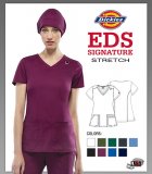 Dickies EDS Signature Stretch V-Neck Top