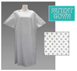 Angel Patient Gown - White