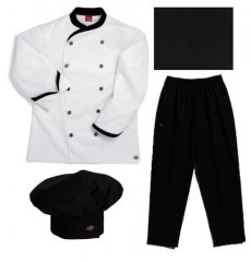 Dickies Executive Chef Coat - Black