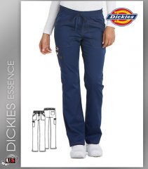 Dickies Essence Mid Rise Straight Leg Drawstring Pant