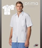 Barco Prima White 30" 3 Pocket Zip Shirt Men's Lab Coat