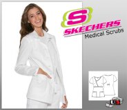 Skechers Fashion Whites 28 Lab Coat - White