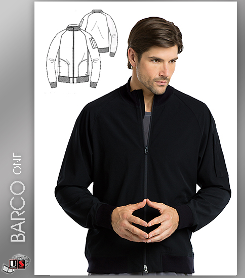 Barco One Modern Fit 3 Pocket Bomber Mens Jacket - Click Image to Close