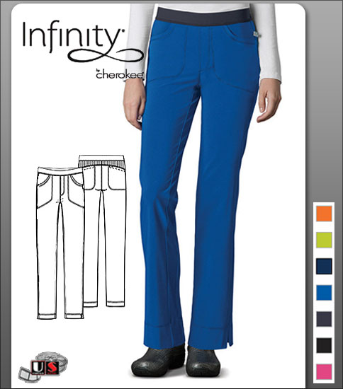 Cherokee Infinity Low-Rise Slim Pant - Click Image to Close
