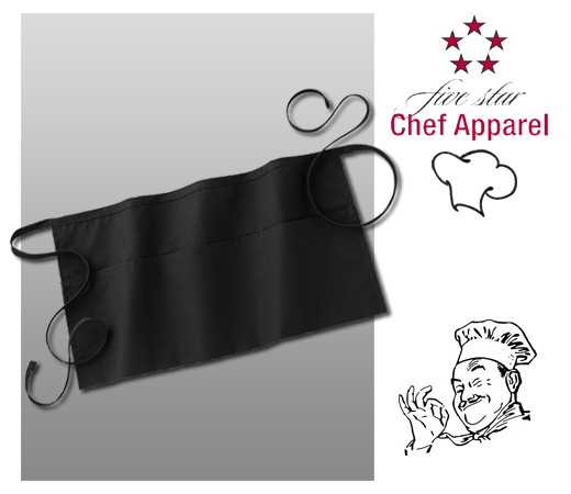 Five Star Chef's Apparel Unisex Waist Apron - Click Image to Close