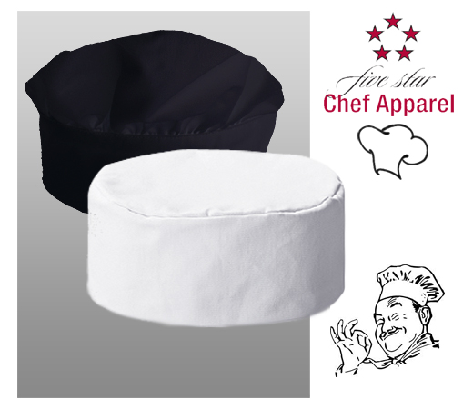 Five Star Chef's Apparel Unisex Bakers Cap - Click Image to Close