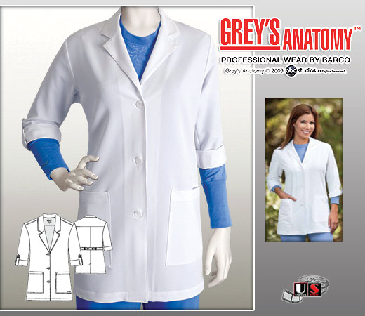 Greys Anatomy arclux 2 Pocket Lab with 3/4 Roll Tab Sleeve - Click Image to Close