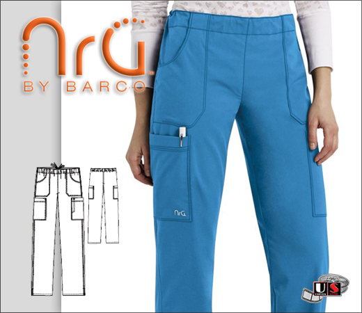 Barco NRG Uniforms Women's 4 Pocket Cargo Pant - Click Image to Close